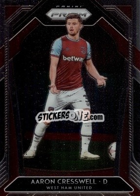 Cromo Aaron Cresswell - English Premier League 2020-2021. Prizm
 - Panini