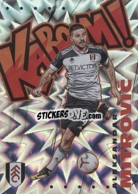 Sticker Aleksandar Mitrovic - English Premier League 2020-2021. Prizm
 - Panini