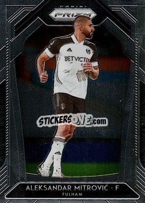 Sticker Aleksandar Mitrovic - English Premier League 2020-2021. Prizm
 n. 300 - Panini