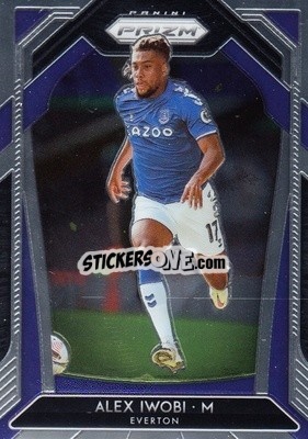 Sticker Alex Iwobi - English Premier League 2020-2021. Prizm
 n. 116 - Panini