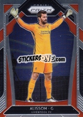 Sticker Alisson - English Premier League 2020-2021. Prizm
 n. 241 - Panini