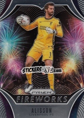 Sticker Alisson - English Premier League 2020-2021. Prizm
 n. 17f - Panini