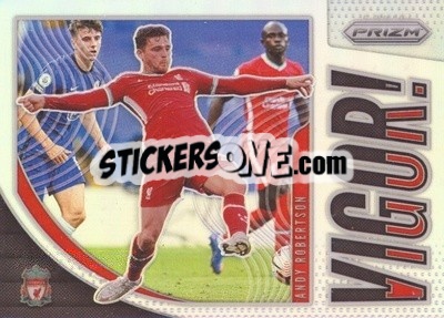 Sticker Andy Robertson - English Premier League 2020-2021. Prizm
 n. 19v - Panini