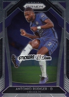 Sticker Antonio Rudiger - English Premier League 2020-2021. Prizm
 n. 214 - Panini