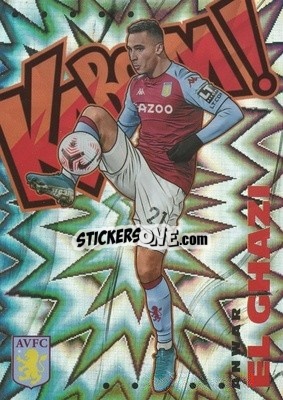 Sticker Anwar El Ghazi - English Premier League 2020-2021. Prizm
 n. 3k - Panini