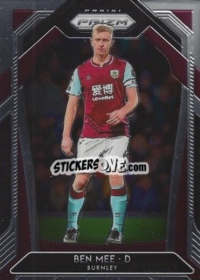 Sticker Ben Mee - English Premier League 2020-2021. Prizm
 n. 48 - Panini