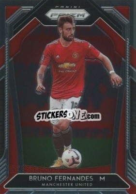 Sticker Bruno Fernandes - English Premier League 2020-2021. Prizm
 n. 12 - Panini