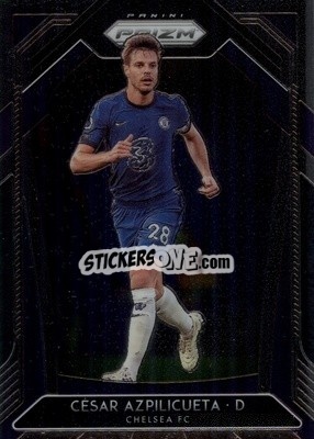 Sticker Cesar Azpilicueta - English Premier League 2020-2021. Prizm
 n. 212 - Panini