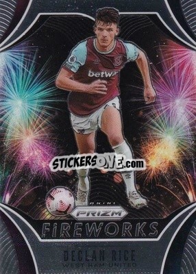 Sticker Declan Rice - English Premier League 2020-2021. Prizm
 n. 13f - Panini