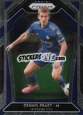 Sticker Dennis Praet - English Premier League 2020-2021. Prizm
 n. 129 - Panini