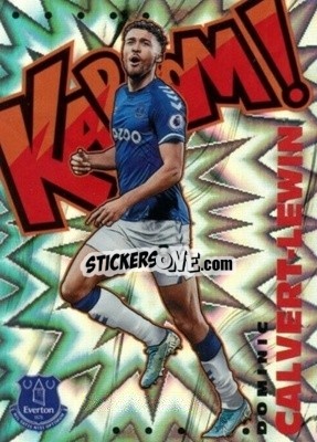 Sticker Dominic Calvert-Lewin - English Premier League 2020-2021. Prizm
 n. 8k - Panini