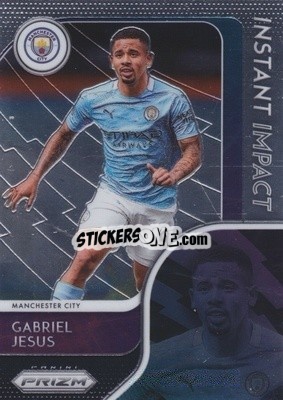 Sticker Gabriel Jesus - English Premier League 2020-2021. Prizm
 n. 4ii - Panini