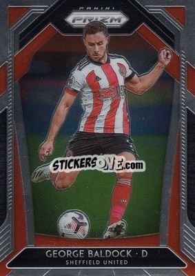 Sticker George Baldock - English Premier League 2020-2021. Prizm
 n. 17 - Panini