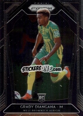 Sticker Grady Diangana - English Premier League 2020-2021. Prizm
 - Panini