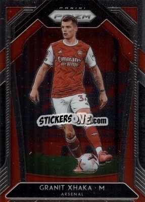 Sticker Granit Xhaka - English Premier League 2020-2021. Prizm
 n. 38 - Panini