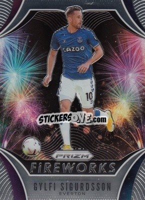 Sticker Gylfi Sigurdsson - English Premier League 2020-2021. Prizm
 n. 8f - Panini