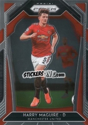 Sticker Harry Maguire - English Premier League 2020-2021. Prizm
 n. 2 - Panini