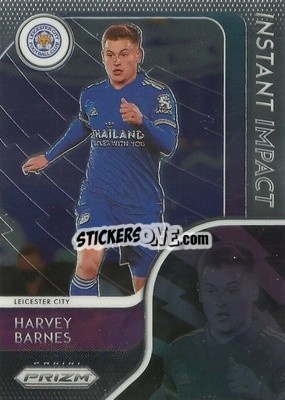 Sticker Harvey Barnes - English Premier League 2020-2021. Prizm
 n. 7ii - Panini
