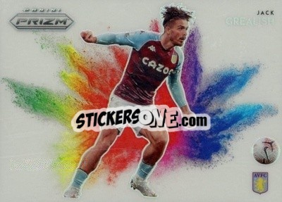 Sticker Jack Grealish - English Premier League 2020-2021. Prizm
 n. 5cb - Panini