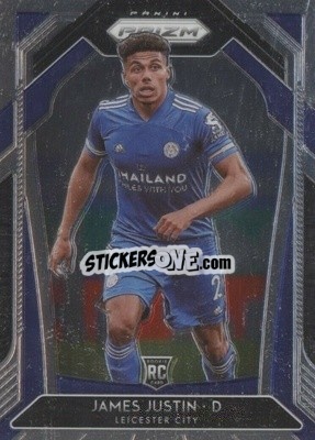 Sticker James Justin - English Premier League 2020-2021. Prizm
 n. 131 - Panini