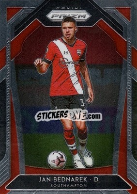 Sticker Jan Bednarek - English Premier League 2020-2021. Prizm
 - Panini