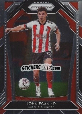 Sticker John Egan - English Premier League 2020-2021. Prizm
 n. 21 - Panini