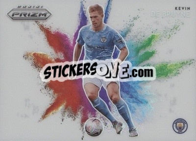 Sticker Kevin De Bruyne - English Premier League 2020-2021. Prizm
 - Panini