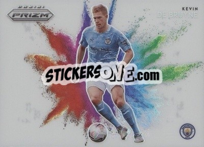 Sticker Kevin De Bruyne - English Premier League 2020-2021. Prizm
 n. 19cb - Panini