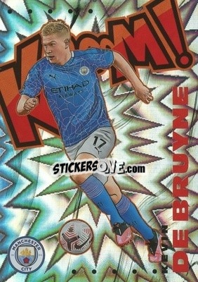 Sticker Kevin De Bruyne - English Premier League 2020-2021. Prizm
 - Panini