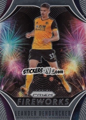Sticker Leander Dendoncker - English Premier League 2020-2021. Prizm
 n. 28f - Panini
