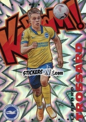 Sticker Leandro Trossard - English Premier League 2020-2021. Prizm
 n. 4k - Panini