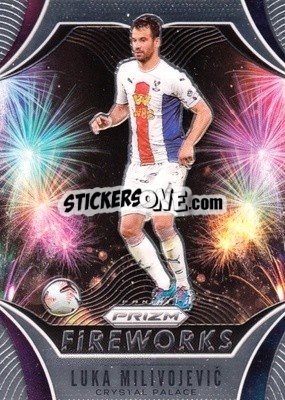 Sticker Luka Milivojevic - English Premier League 2020-2021. Prizm
 - Panini