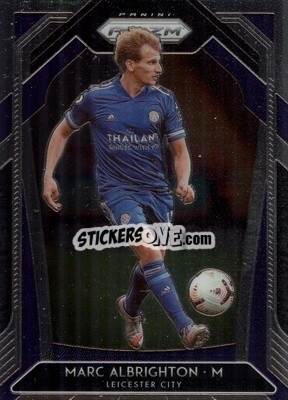 Sticker Marc Albrighton - English Premier League 2020-2021. Prizm
 - Panini