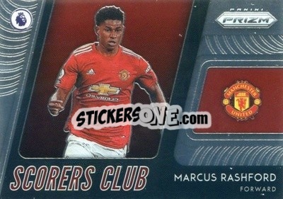 Cromo Marcus Rashford - English Premier League 2020-2021. Prizm
 - Panini