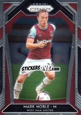 Sticker Mark Noble - English Premier League 2020-2021. Prizm
 n. 187 - Panini
