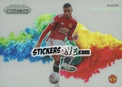 Sticker Mason Greenwood - English Premier League 2020-2021. Prizm
 - Panini