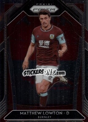 Sticker Matthew Lowton - English Premier League 2020-2021. Prizm
 n. 50 - Panini