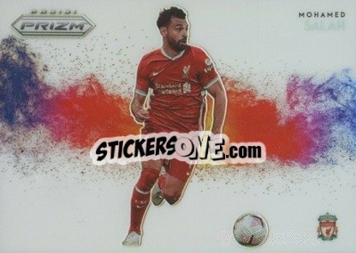 Sticker Mohamed Salah - English Premier League 2020-2021. Prizm
 n. 17cb - Panini