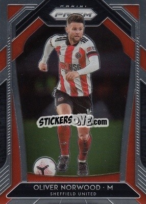 Sticker Oliver Norwood - English Premier League 2020-2021. Prizm
 n. 23 - Panini