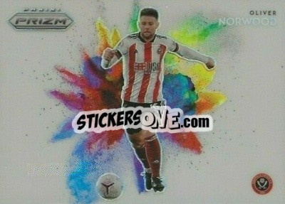 Sticker Oliver Norwood - English Premier League 2020-2021. Prizm
 n. 24cb - Panini