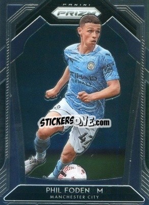 Sticker Phil Foden - English Premier League 2020-2021. Prizm
 n. 96 - Panini