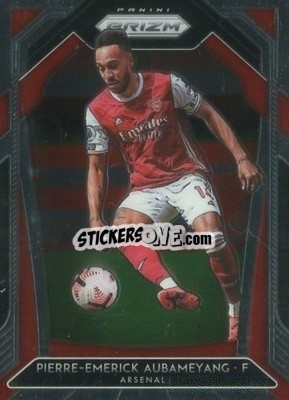 Sticker Pierre-Emerick Aubameyang - English Premier League 2020-2021. Prizm
 n. 43 - Panini