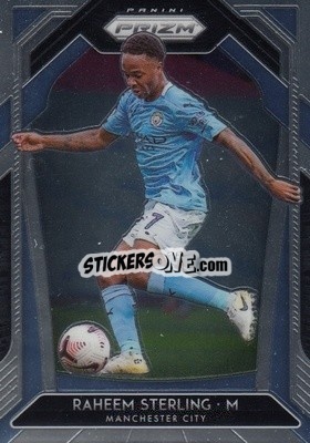 Sticker Raheem Sterling - English Premier League 2020-2021. Prizm
 n. 102 - Panini