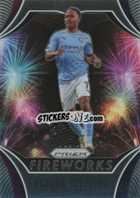 Sticker Raheem Sterling - English Premier League 2020-2021. Prizm
 n. 7f - Panini