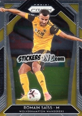 Sticker Romain Saiss - English Premier League 2020-2021. Prizm
 n. 143 - Panini