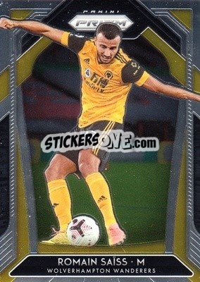 Figurina Romain Saiss - English Premier League 2020-2021. Prizm
 - Panini