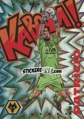 Sticker Rui Patricio - English Premier League 2020-2021. Prizm
 n. 20k - Panini