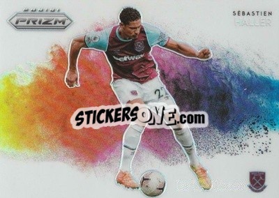 Sticker Sebastien Haller - English Premier League 2020-2021. Prizm
 - Panini