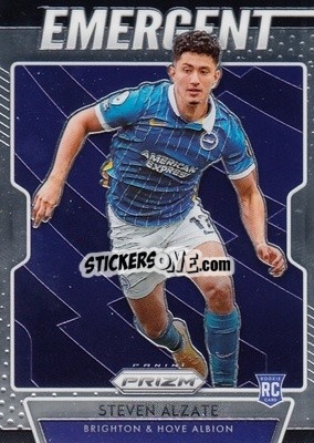 Sticker Steven Alzate - English Premier League 2020-2021. Prizm
 - Panini