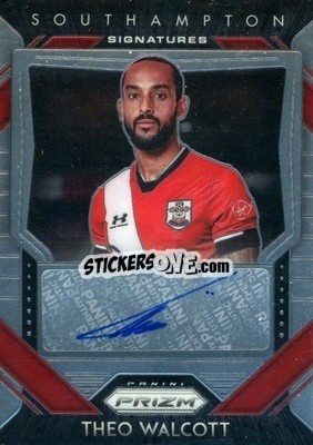 Cromo Theo Walcott - English Premier League 2020-2021. Prizm
 - Panini